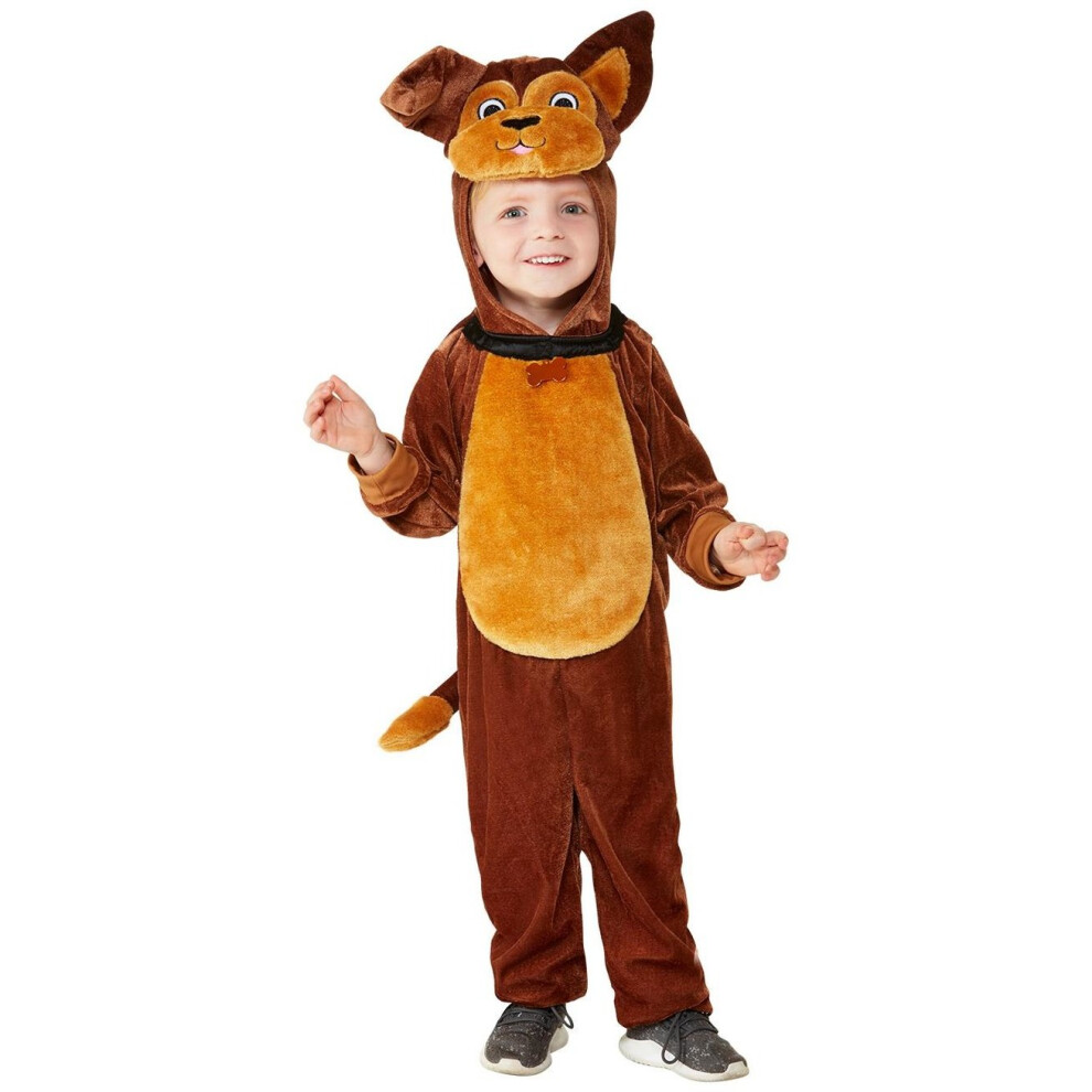 Toddlers Cute Brown Dog Fancy Dress Costume Age 1 - 2