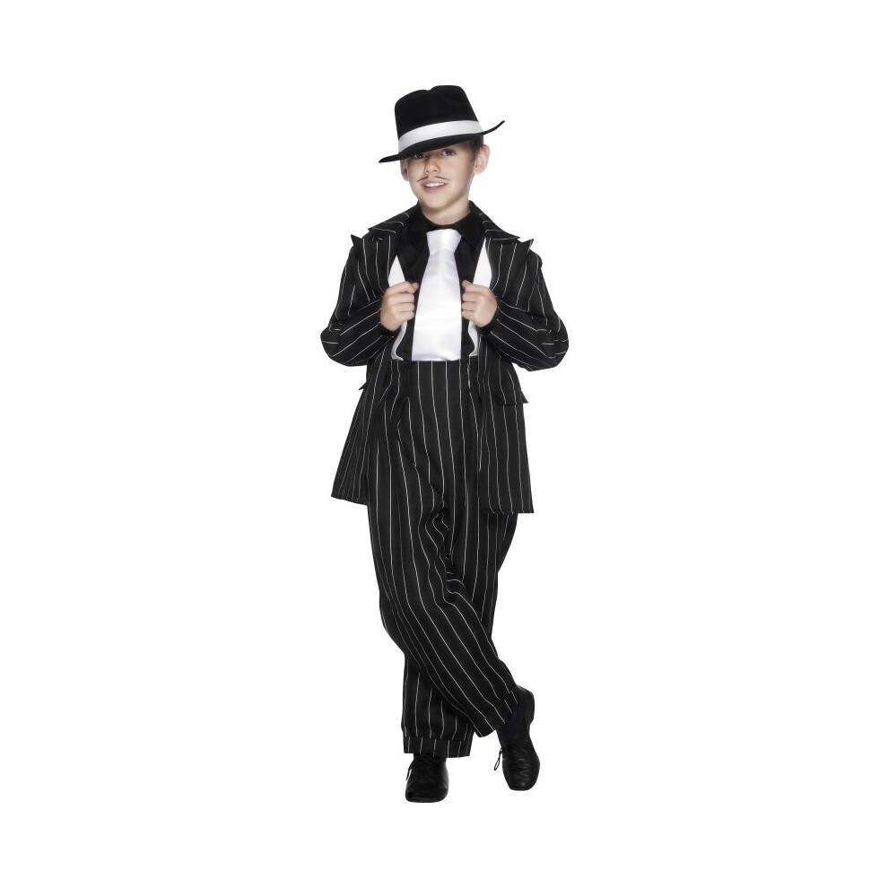 Smiffy's Boys Zoot Suit Fancy Dress Costume Age 12 - 14 Black