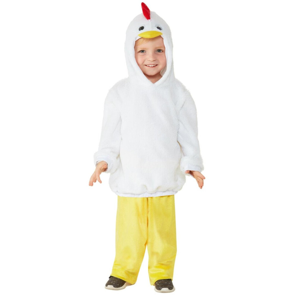Smiffy's Toddlers Cute Chicken Fancy Dress Costume Age 1 - 2 Multicoloured