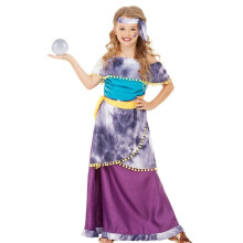 Children's Girls Fortune Teller Gypsy Fancy Dress Costume Age 10 - 12
