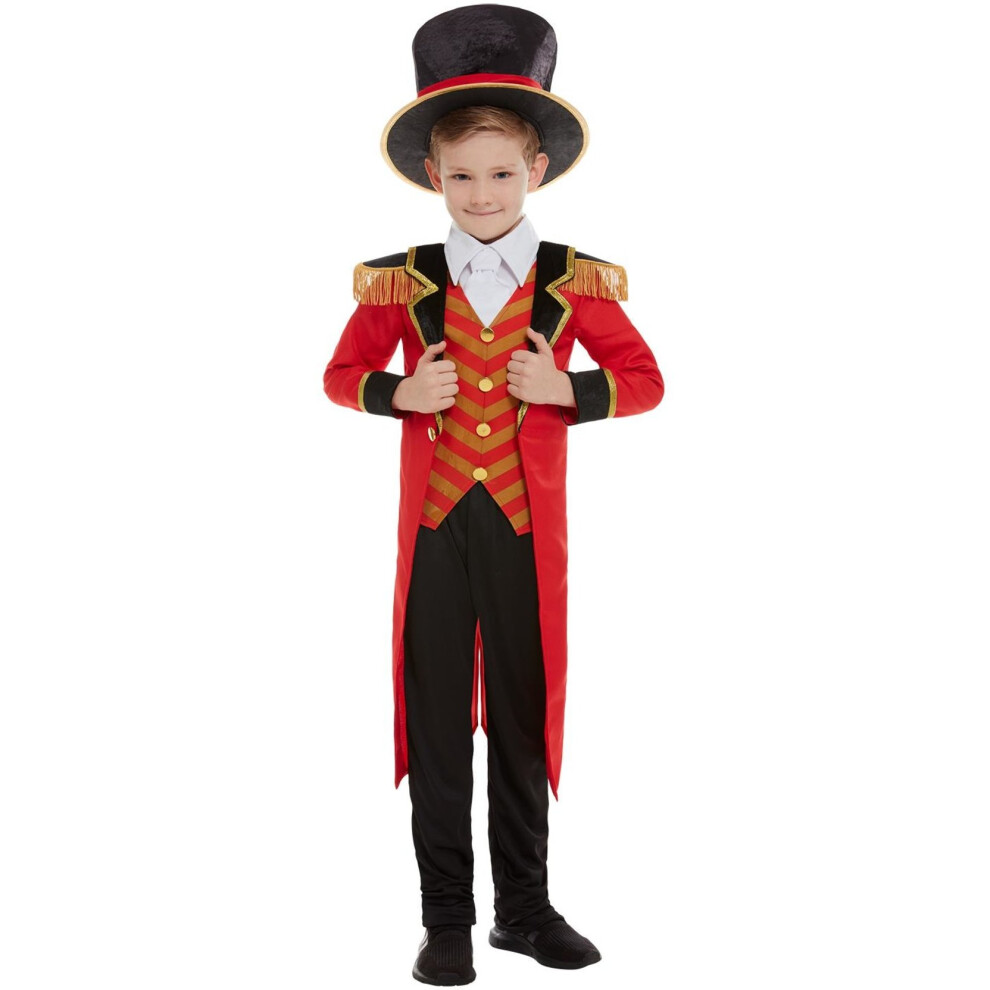 Smiffy's Children's Boys Circus Ringmaster Fancy Dress Costume Age 4 - 6 Multicoloured