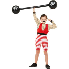 Children's Boys 1920s Circus Strongman Fancy Dress Costume Age 7 - 9
