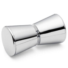 (Chrome) Shower Door Handle/Knob Chrome or Gold Plated Plastic Cone Shaped Elegant L063
