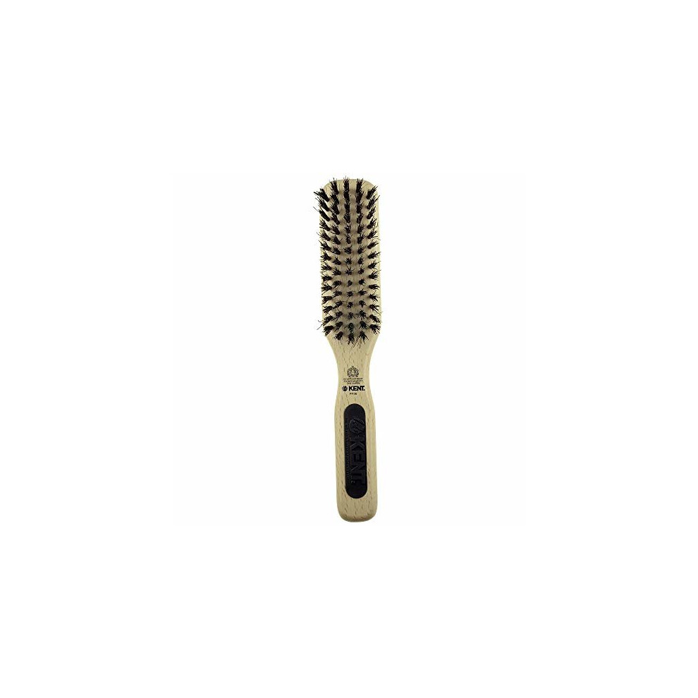 Kent NS06 / PF06 Narrow Grooming Pure Bristle Brush - Perfect for Styling & Smoothing