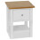 VidaXL vidaXL Solid Oak Wood Nightstand Bedroom Bedside Cabinet Side Table Stand 1