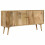 VidaXL vidaXL Solid Mango Wood Sideboard Wooden Storage Console Cabinet Display Table 1