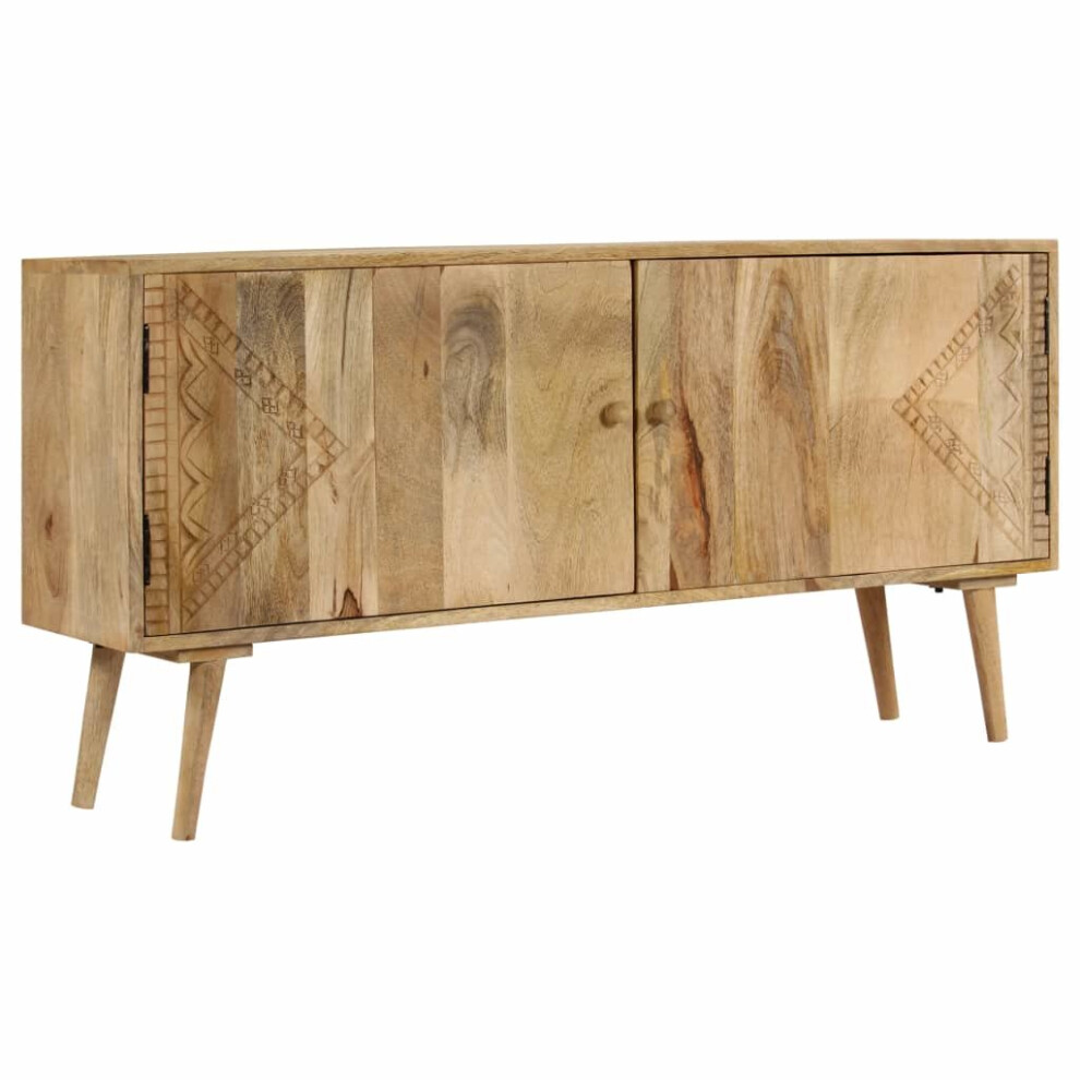 vidaXL Solid Mango Wood Sideboard Wooden Storage Console Cabinet Display Table