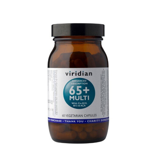 Viridian 65+ Multivitamin , 60 Capsules