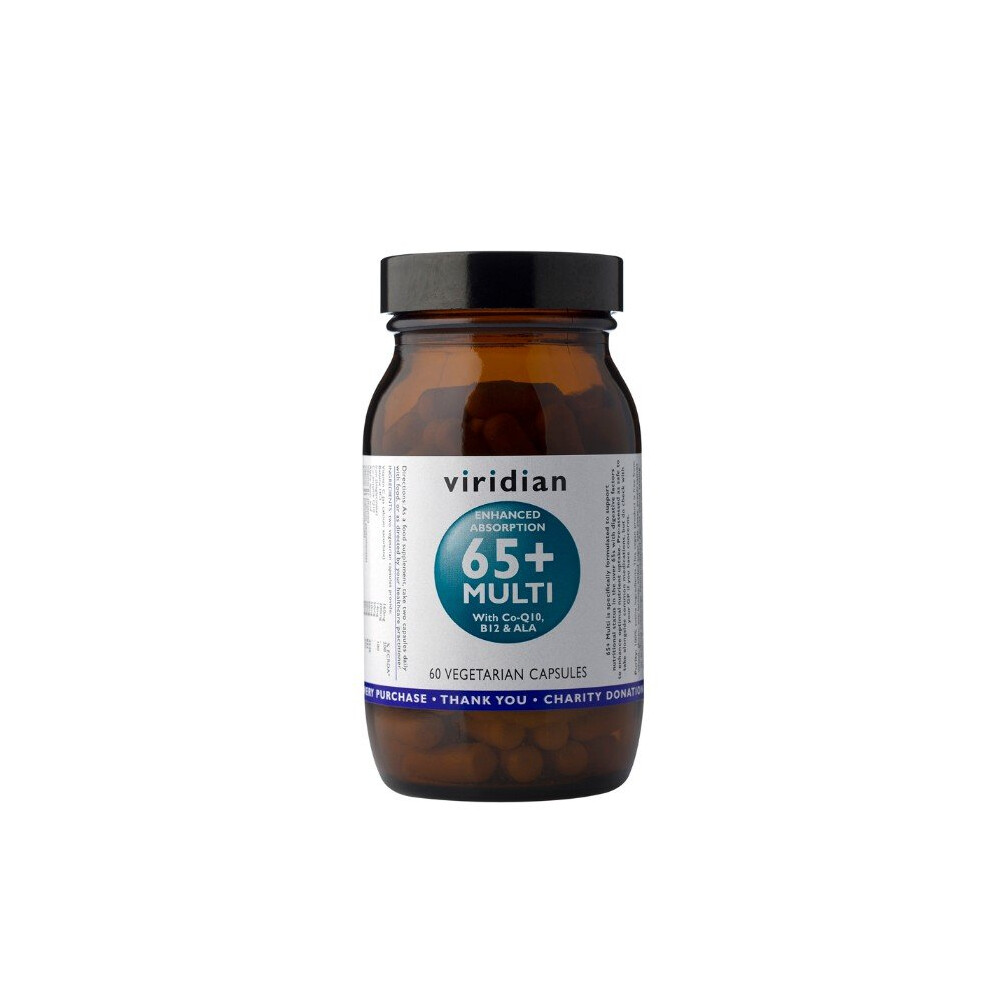 Viridian 65+ Multivitamin 60 Capsules