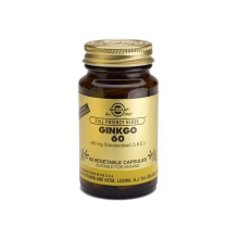 Ginkgo 60 (Ginkgo Biloba) 60 pflanzliche Kapseln Solgar