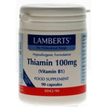 Lamberts Thiamin 100mg (Vitamin B1), 90 capsules