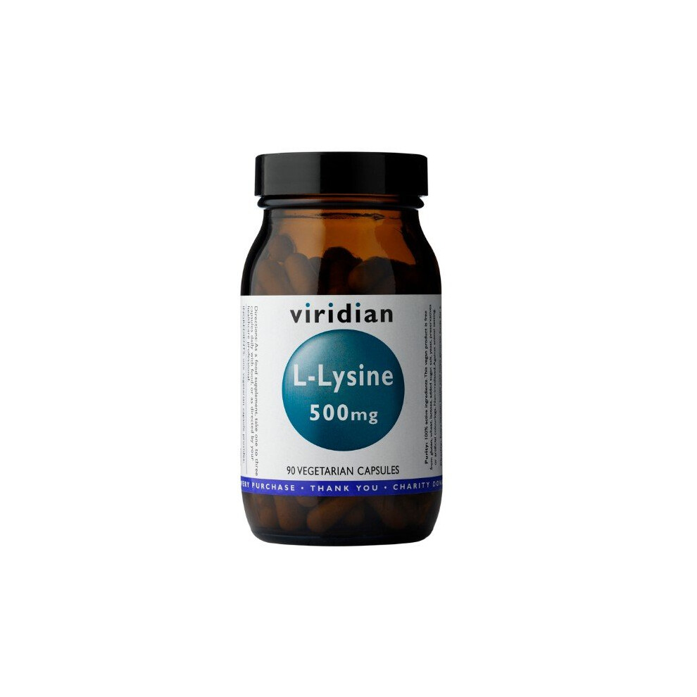Viridian L-Lysine, 90 Vegi Caps