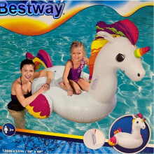 Bestway 150cm Inflatable Kids Water Swim Fantasy Unicorn Rider