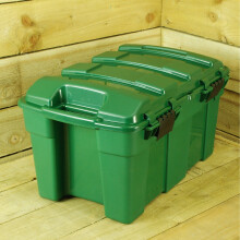 40 Litre Heavy Duty Garden / Home Storage Chest with Hinged Lid in Green