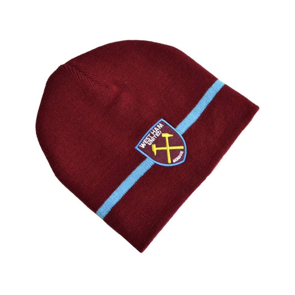 West Ham FC Official Beanie Knitted Hat