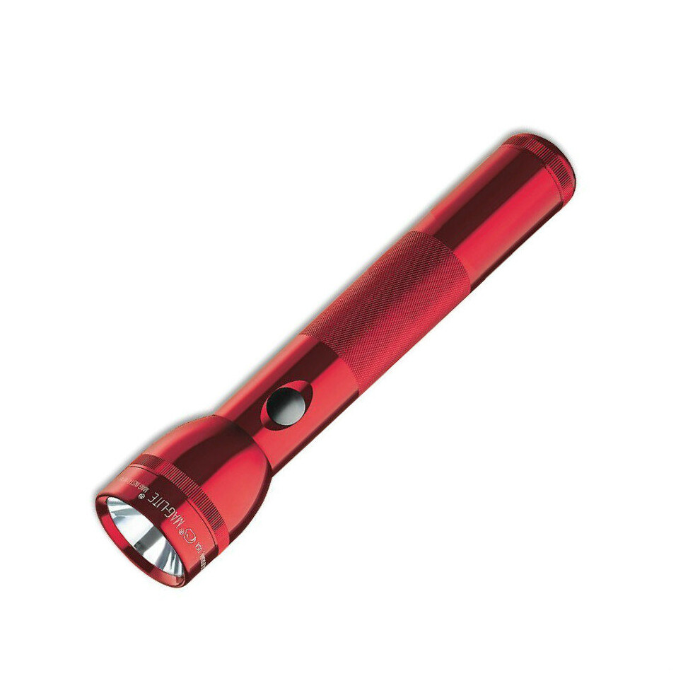 (red, 2) Maglite D Cell - 2 to 6 cell Incandescent Torch Official Mag flashlight 2D 4D 6D