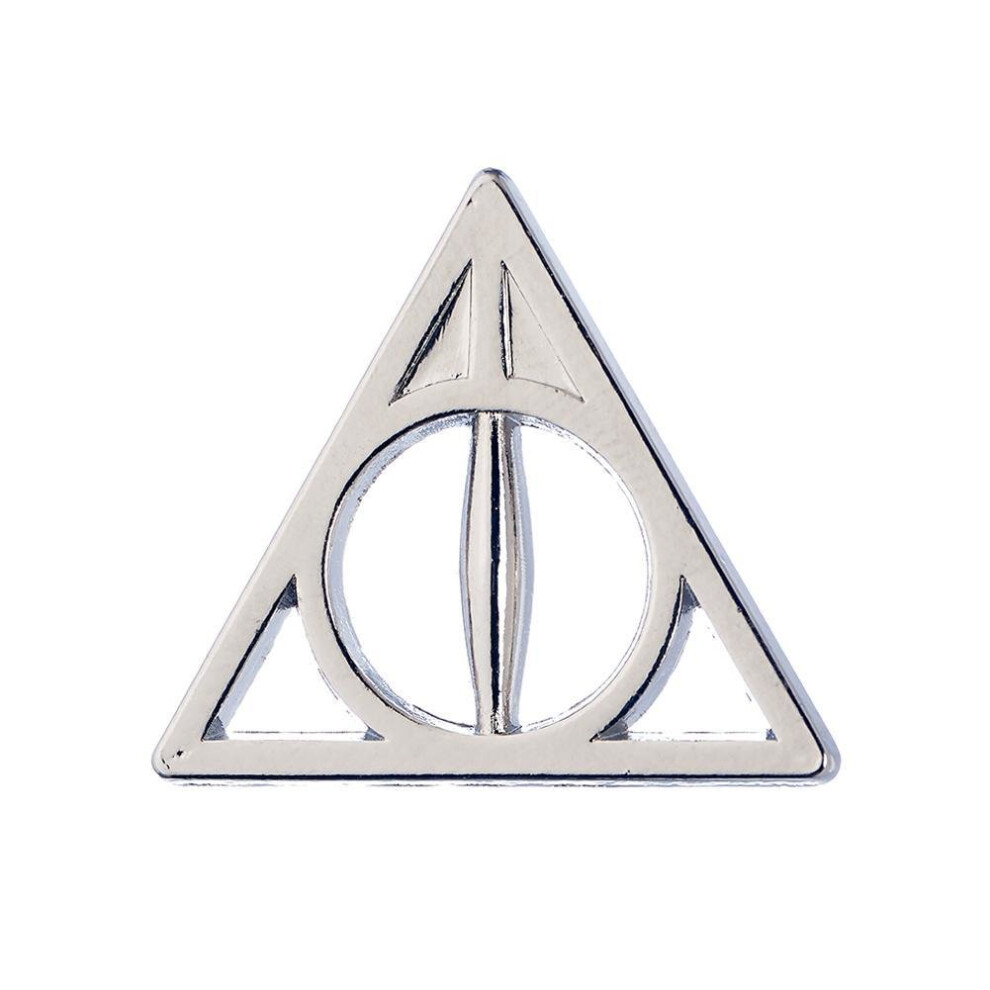 Harry Potter Deathly Hallows Badge Silver