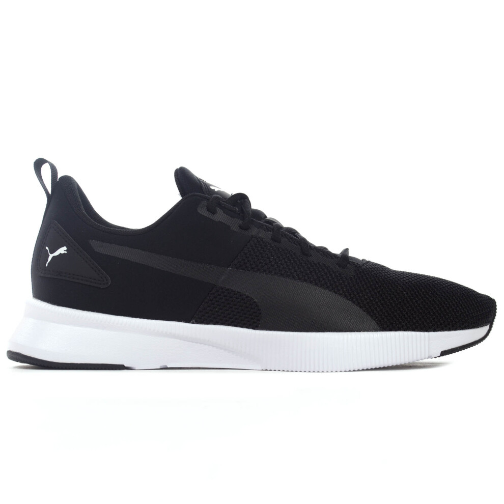 (Black, UK 9) Puma Flyer Runner Mens Neutral Running Trainer Shoe Black/White