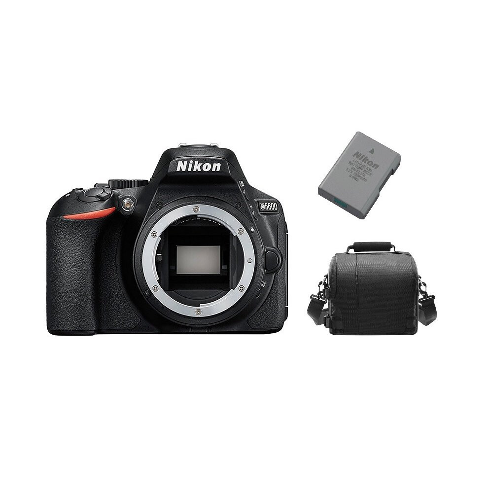 NIKON D5600 Body + camera Bag + NIKON EN-EL14A Battery