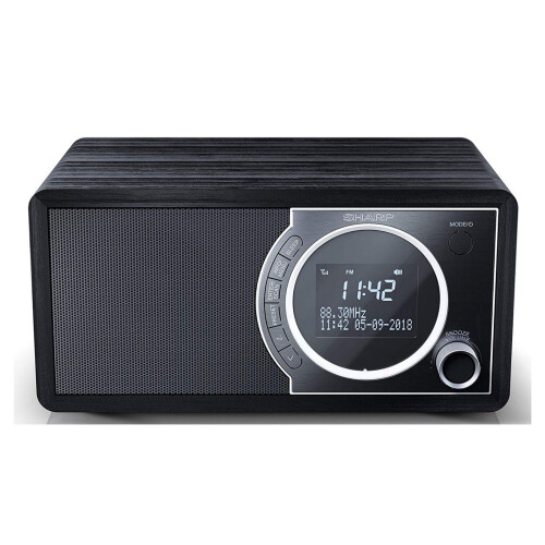 Sharp Radio Digitale Portatile - SHARP - DR-450(BK) - DAB-DAB+-FM - Bluetooth 4.2 - Allarme-Sonno 1