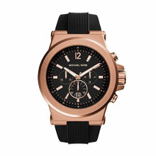 Montre Michael Kors MK8184 : acier inoxydable, cristal minéral, 10 ATM, étanche jusqu'à 100 m — élégante et résistante
