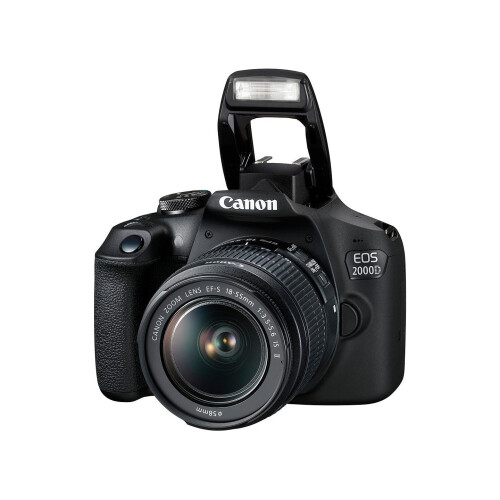Canon Σετ φωτογραφικής μηχανής DSLR Canon EOS 2000D και φακού EF-S 18-55mm IS II 1