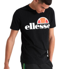 (Black, M) Ellesse Heritage Prado Mens Retro Fashion T-Shirt Shirt Tee Black
