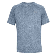 (Blue, S) Under Armour Tech 2.0 Mens Short Sleeve Training Fitness T-Shirt Navy Heather