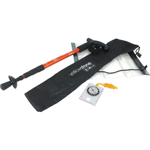 Yellowstone Yellowstone Essential Walking Gift Set (Hiking Pole Map Compass & Map Case)