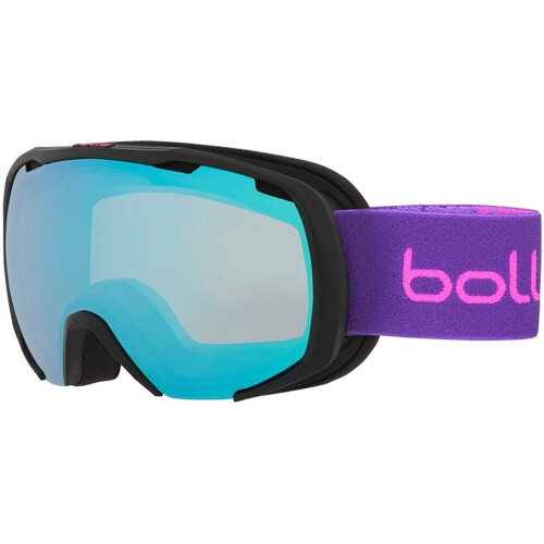Bollé Bolle Royal Kids Goggles (Matte Black and Purple Spray Frame Aurora Lens)