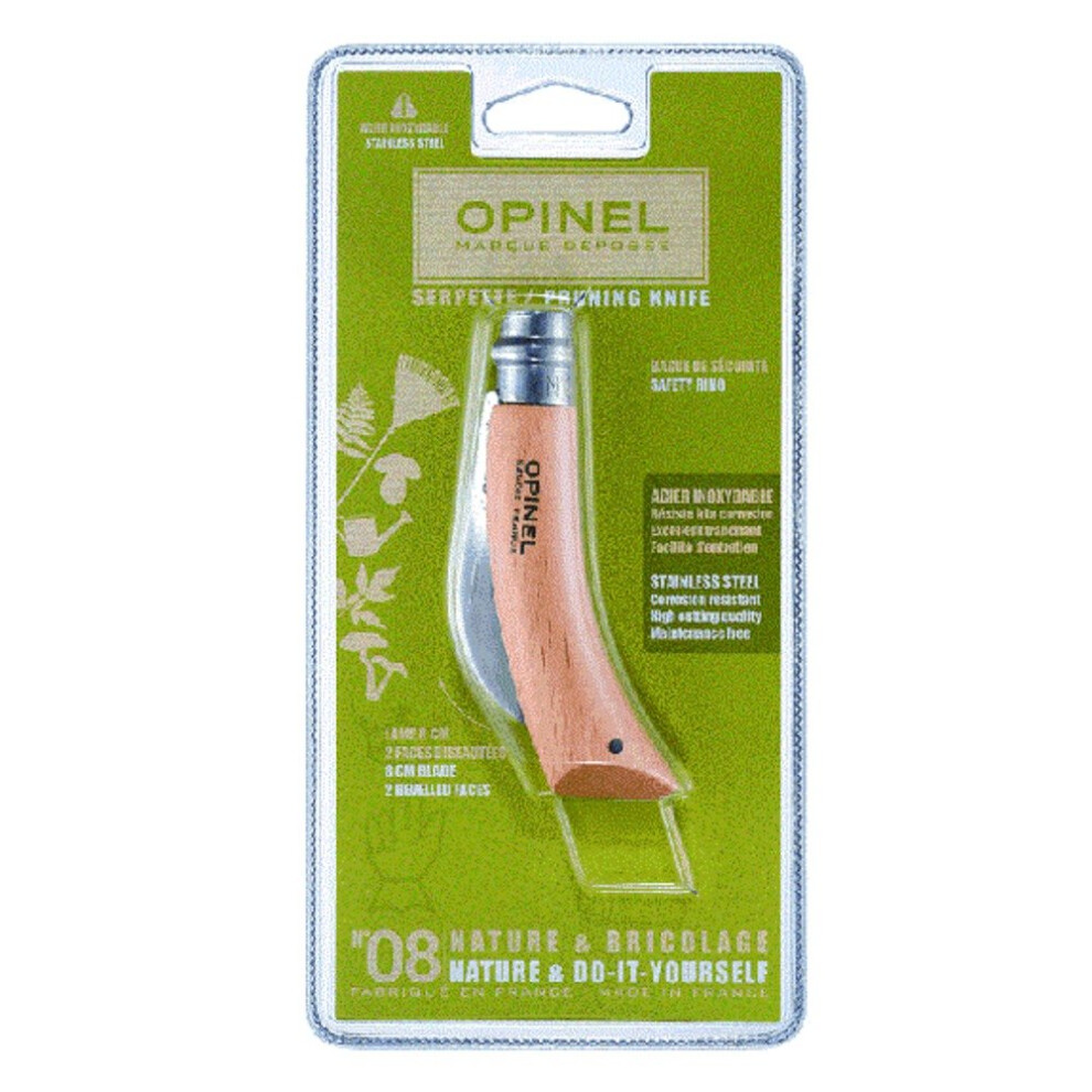 Opinel No 8LC Pruning Horticultural Knife (8cm Blade)