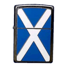 Zippo Scottish Flag Enamel Emblem Lighter