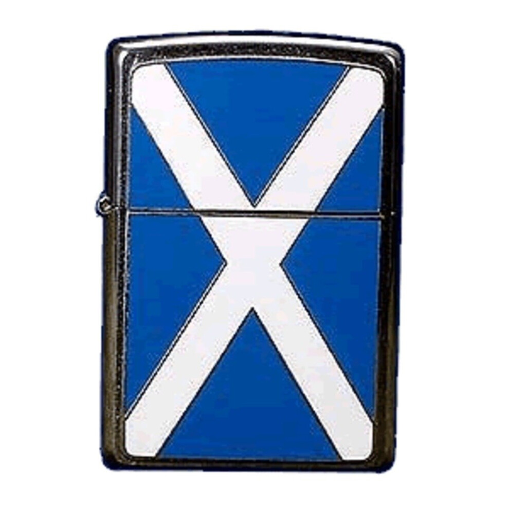Zippo Scottish Flag Enamel Emblem Lighter