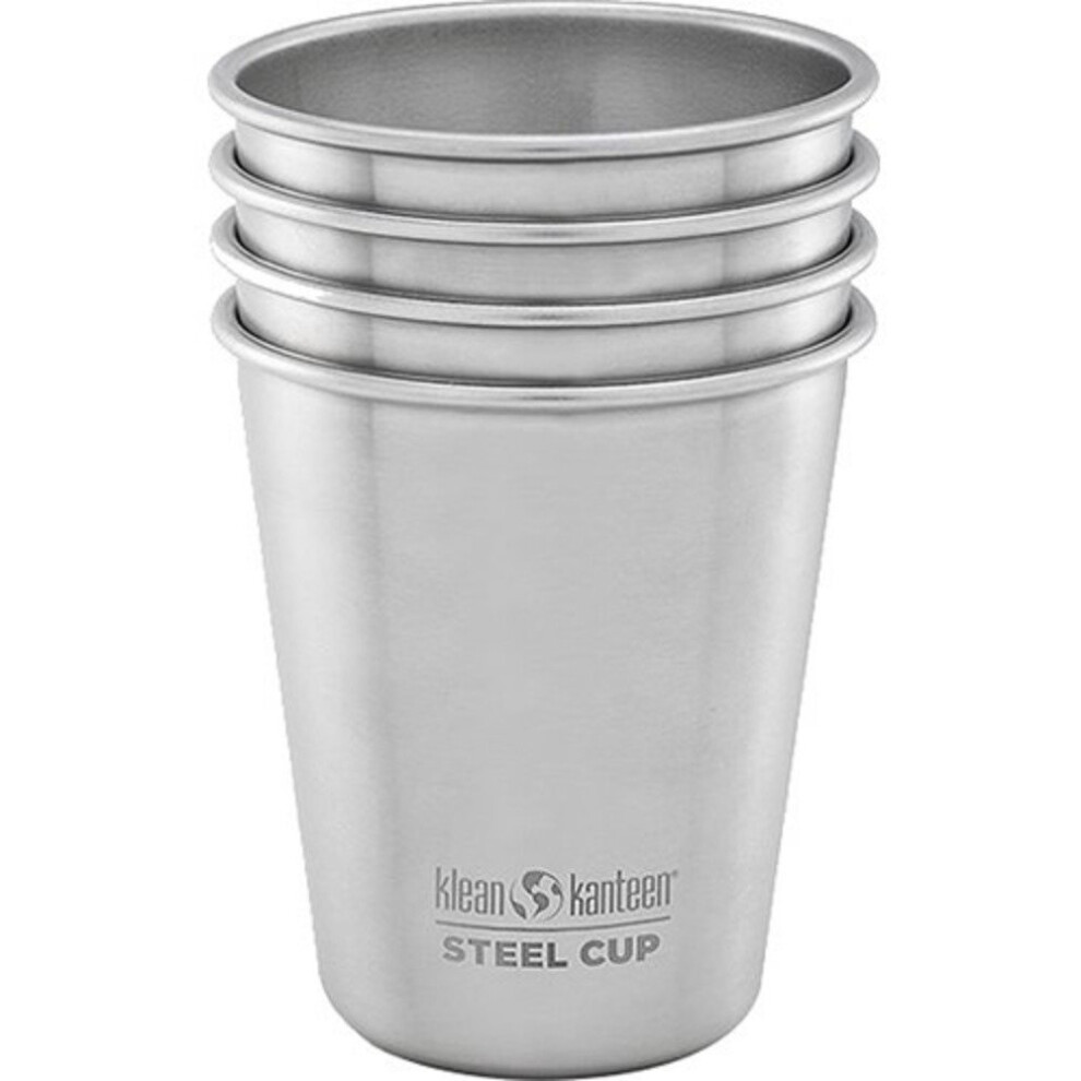 Klean Kanteen 296ml Stainless Steel Cup (Pack of 4)