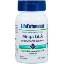 Life Extension, Mega GLA Sesam Lignans, 30 Softgels