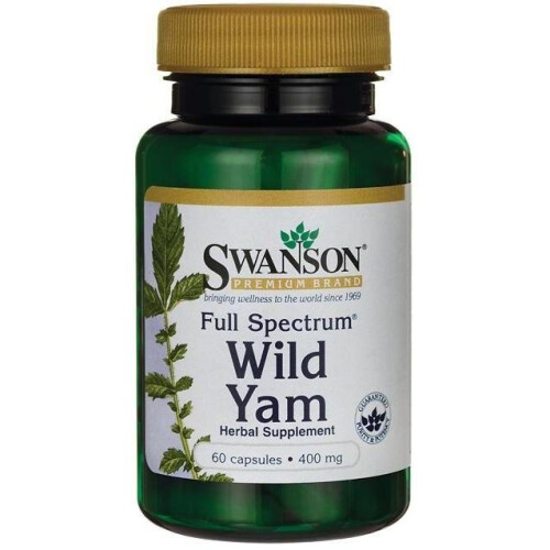 Swanson, Full Spectrum, Wild Yam, 400 mg, 60 Capsules