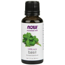 NOW Foods, Väsentliga Oljor, Basil, 1 fl oz (30 ml)