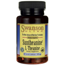 Swanson, Suntheanin L-Teanin, 100 mg, 60 Veggie Kapsul