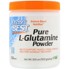 Doctor's Best, Pudra de L-Glutamină Pură, 10.6 oz (300 g)