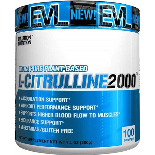 EVLution Nutrition, L-Citrulliini 2000, Maulton, 7.5 oz (200 g)