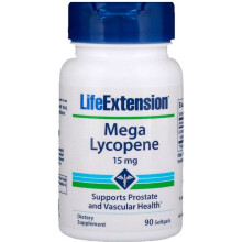 Life Extension, Mega Licopeno, 15 mg, 90 Gelatinas Suaves
