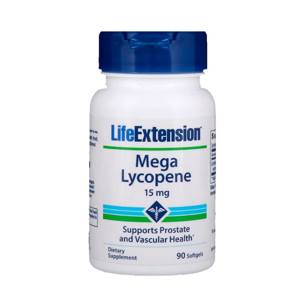 Photos - Vitamins & Minerals Life Extension  Mega Lycopene, 15mg - 90 softgels (90 softgels)
