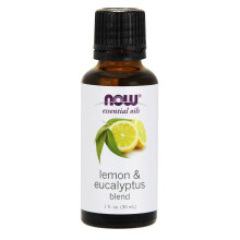 NOW Foods, Essentiële oliën, Citroen & Eucalyptus mengsel, 1 fl oz (30 ml)