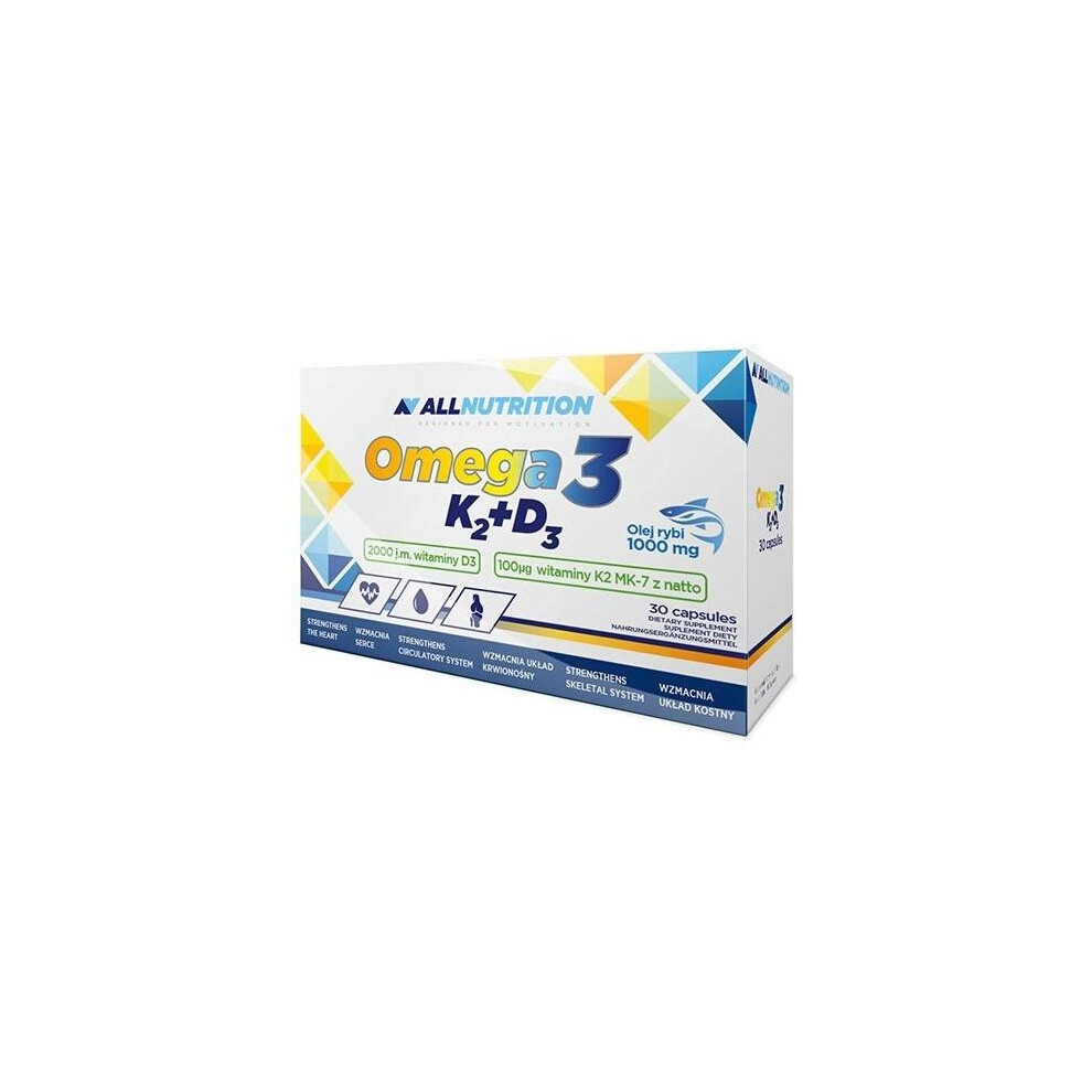 Allnutrition (30 Caps) Omega 3 K2 D3 - Caps Size 30