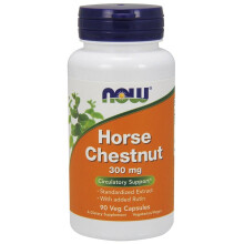 (90 vcaps) Now Foods, Horse Chestnut, 300mg, 90 Veg Capsules