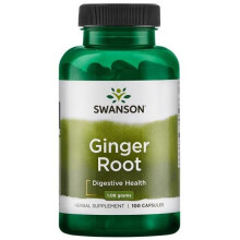 Swanson, Full SpektrumÆ Ginger Rot, 1,080 mg , 100 Kapslar (540 mg Per Kapsel)
