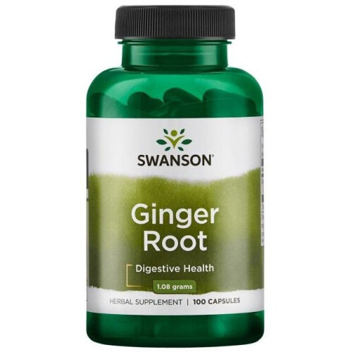 Swanson, Ginger Root Spectrum Integral, 1.080 mg, 100 Capsule (540 mg Per Capsulă)