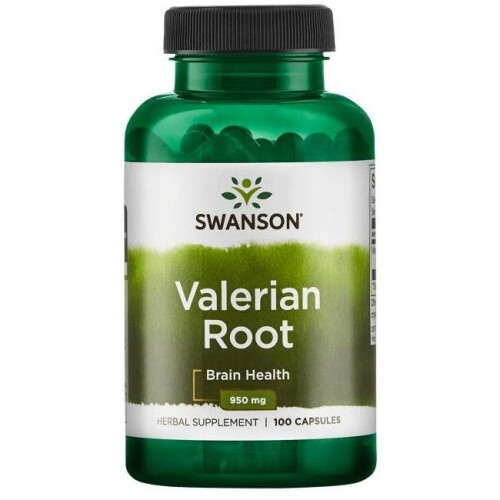Swanson, Valerian Root, 475 mg, 100 Capsules