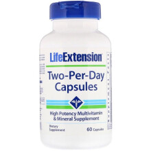 Life Extension, Two-Per-Day Multivitamin, 60 Capsules