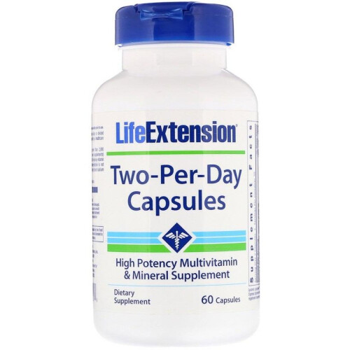 Life Extension, Two-Per-Day Multivitamin, 60 Capsules